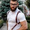 Correa de Cuero con Hebilla Transfronteriza para Hombres Correa de Pecho Personalizada para Hombres Cinturón Alternativo SM Correa para el Hombro Hombres Sexo