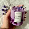 Lihome Xiangliya Vela Aromática Personalizada Sabor Café Helado de Matcha Vaso de Vidrio de Alta Gama Cera de Gelatina