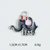Acessórios DIY estilo K Joias de Liga Padrão Elefante Óleo Gotejante Colar Pulseira Pingente Pendente Único Pequeno Pingente Venda por Atacado