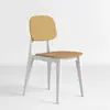 Decoração de casa minimalista nórdica, encosto criativo estilo macaron, banqueta de plástico, tamanho adulto, cadeira de jantar de luxo leve, cadeira espessa para mesas de jantar, cadeira de lazer