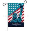 Nova Bandeira de Jardim de Linho para o Dia da Independência Americana da Amazon Impressão Digital Dupla Face Várias Especificações para Impressão de Mapa