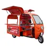 Carrito de Barbacoa Móvil para Mercado Nocturno Carrito de Snacks Móvil Multifuncional Carrito de Comida Rápida Comercial Triciclo Eléctrico Puesto Otro