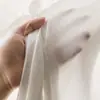 Cortinas Transparentes Begonia Gauze, Transmiten la Luz pero No Dejan Ver, para Sala de Estar Balcón, Protección Solar, Cortinas para Ventana Saliente de Sala de Estar, Cortinas Transparentes Blancas con Acabado de Alta Gama