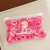 Lindas Gomas para el Pelo de Bebé del Tamaño de un Pulgar, Bandas Elásticas Duraderas para Niños, Alta Elasticidad Que No Daña el Cabello, Gomas Elásticas para Adultos, Gomas para el Pelo para Mujeres