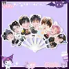 Ziyu 30% de descuento Abanico Plegable Abanico Soporte para Conciertos Mercancía Mismo Estilo de Tiktok