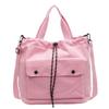 2024 Nuevo Bolso de Cubo Portátil Sentido Avanzado Bolso de Hombro de Pana Bolso General para Estudiantes Universitarios Bolso Cruzado Combinable