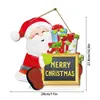 Decoración del Hogar Amazon Elementos Navideños Decoración de Atmósfera Navideña Cartel de Madera Placa Decorativa Creativa