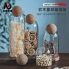 Frasco de vidrio sellado estilo japonés y coreano para cocina casera, frasco de almacenamiento transparente para granos de café, botella de almacenamiento multifuncional
