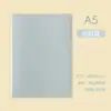 Cuaderno A5 con Textura, Cuaderno Simple de Cuero Suave para Estudiantes Universitarios que Presentan Exámenes de Admisión de Posgrado, Bloc de Notas para Extractos de Estudio, Cuaderno de Aspecto Elegante