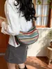 Bolso Tejido de Paja para Mujer Transfronterizo 2026 Nuevo Bolso de Hombro Cruzado de Moda Bolso Baguette Tejido Estilo Coreano de Moda Tendencia