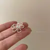 Anillo Hueco Floral Fresco Estilo Coreano con Temperamento de Alta Gama, Anillo Versátil Exquisito de Diseño de Nicho para Dedo Índice