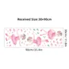 Estilo Menina Rosa Fofo Menina de Ballet Autocolante de Parede para Crianças Decoração de Quarto Infantil Jardim de Infância Stickers Br93623