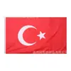 Bandera de Turquía de 90 x 150 cm en stock, fabricantes de banderas de poliéster de 3 x 5 pies, bandera de Turquía al por mayor, venta transfronteriza