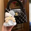 Colgante de Bolsa de Gatito Lindo Llavero de Juguete de Peluche Vintage Regalo