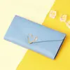2025 Nuevo Estilo Coreano Cartera Larga para Mujer Portatarjetas Lindo Moda Múltiples Ranuras para Tarjetas Billetera para Monedas Bolso de Mano para Estudiante