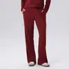 Pantalones de yoga de punto gofre transfronterizos para mujer, de cintura alta, holgados, pierna ancha, adelgazantes, para fitness, deportes, pantalones casuales de pierna recta