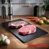 Tábua de Descongelamento Rápido para Bife, Carne Congelada e Alimentos; Tábua de Corte de Descongelamento Rápido