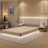 Mobiliario de Hotel Habitación Estándar Juego Completo Habitación Individual Cama Especial de Hotel B&B Simple Moderno Habitación de Huéspedes Cama Doble de Hotel