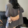 Bolso Dumpling de Estilo Coreano para Mujer 2025 Verano Nueva Moda Simple Bolso de Hombro Nicho de Alta Gama Bandolera Bolso Cuerno