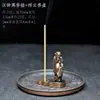Incensário Estilo Antigo com Design dos Oito Imortais para Uso Interno em Casa, Adequado para Incensos em Vareta, Espirais, Agarwood e Sândalo