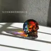 Artesanías de Calavera Tallada en Cristal de Colores Adornos Decoración de Halloween Nido de Fantasma Disfraz Intercepción Exportación Amazon