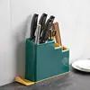 Soporte Multifuncional para Cuchillos Plástico Estante de Almacenamiento para Tapas de Ollas de Cocina Estante para Tabla de Cortar Soporte Sencillo para Palillos Estante de Almacenamiento para Cuchillos y Tenedores