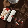 Moda Venta Caliente Escala Romana Esfera Redonda Correa de Acero Reloj de Cuarzo Collar de Negocios Aretes Anillo Pulsera Traje
