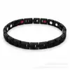 Europeo y Americano Más Vendido de Moda y Sencillo Patrón de Piña Malla Puntos en Forma de Corazón Desmontable Pulsera Magnética para Parejas Joyería Pulsera de Terapia Magnética