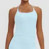Novo top cropped esportivo justo transfronteiriço para mulheres com bojos, top nadador para yoga, regata fitness para Pilates