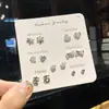 Pendientes Pequeños Chapados en Plata 925 para Estudiantes Mujeres, Sencillos y Delicados, Perfectos para Perforaciones de Oreja, Exquisitos y Lindos, Pendientes Versátiles para Usar Toda la Semana