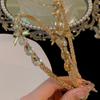 Tu hija ~ Diadema con lazo de diamantes de imitación para mujer de drama coreano, sencilla, de hada, dulce, princesa, temperamento, horquilla de diamantes