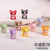 Corgi de Acrílico Cachorro Sentado Caramelo de Corazón Mercancía del Primero de Mayo Sello Cuentas DIY Bolsa Colgante Accesorios