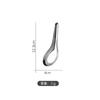 Venta al por mayor del fabricante Cucharas de Acero Inoxidable, Cucharas de Fondo Plano para Uso Doméstico, Restaurantes, Comedores, Estudiantes, Cucharas para Comer Estilo Occidental, Vajilla, Artículos a Granel