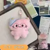 Chaveiro Pingente de Pelúcia de Coelho Fofo, Encanto de Bolsa de Boneca Adorável e Calmante, Presente para Meninas, Boneca de Desenho Animado
