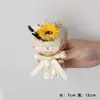 Mini Buquê de Flores de Bolso com Rosas, Girassóis, Flores Preservadas, Flores Artificiais, Caixa de Presente, Decoração de Presente de Aniversário