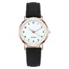 Novo Relógio Luminoso para Mulheres, Digital Retro Simples em Couro Nubuck, Pequeno Relógio Casual Fresco, Relógio de Pulso Feminino a Quartzo