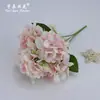 Flor de hortênsia simulada 5 cabeças pintura a óleo hortênsia hortênsia de casamento casa fotografia estrada arco de guia suprimentos de casamento flores artificiais