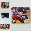 Série de anime japonesa Dragon Ball carteira de estudante de PU de duas dobras pequena carteira porta-moedas Dragon Ball