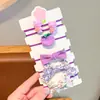 Estilo Coreano Infantil Faixa de Cabelo com Laço Corda de Cabelo Fofa Laço de Cabelo de Princesa Pequeno Elástico Faixa de Cabeça de Desenho Animado para Bebê Menina Acessórios de Cabelo