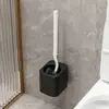 Escova de Vaso Sanitário Japonesa Canto Morto Doméstica Cerdas Macias Cabo Longo Escova de Vaso Sanitário Suprimentos de Banheiro Conjunto Multifuncional de Escovas de Limpeza