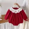Ins ropa de bebé ropa infantil recién nacido niña niño mameluco día de la luna llena de un año body con broches en la entrepierna mameluco de manga larga