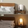 Lámpara de Mesa Transfronteriza de Noche de Alta Gama para Dormitorio Luz de Tela Atmósfera de Lujo Lámpara de Mesa Pequeña Estudio Creativo Retro Lámpara de Mesa Decorativa