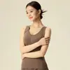 Camisola Térmica para Mujer Otoño Invierno Sin Costuras de una Pieza con Almohadillas en el Pecho Ropa Interior de Copa Fija Capa Base No Necesita Usar Sujetador