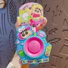 Chaveiro Pingente Autêntico Desenho Animado Shin-Chan Super-Homem Dinâmico Carro Chaveiro Boneca Fofa para Bolsa Decoração