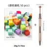 Pluma de Hisopo de Algodón Especializada para Uñas, Bloque de Tofu de 1 cm Rubor Difuminador Hisopo Cuadrado Pequeño Herramienta para Uñas