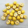 Cuentas de Manzana Pintadas 3D de Dibujos Animados Acrílico Medio Manzana Cuentas Sueltas Cadena para Teléfono DIY Cadena para Bolsa Accesorios