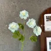 Flores Artificiais Peônia Romã de 4 Cabeças Decoração de Casa Salão de Casamento Adereços Decorativos de Alta Qualidade Fotografia ao Ar Livre Buquê Falso
