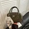 Bolsa de Bolos Retro Maillard para Mujer 2026 Nuevo Estilo Bolso Versátil de Alta Gama Bolso Cuadrado Pequeño Cruzado