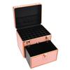 Wen Xin, 23 años, caja de almacenamiento de esmalte de uñas de aleación de aluminio de 48 colores, caja de aluminio, caja de cosméticos