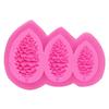 Molde de Silicona para Fondant de Piña de Pino de 3 Piezas Molde de Piña de Pino Navideño para Pastel Molde para Hornear DIY para Pastel de Chocolate